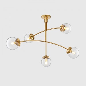 Nordic Simple Personality Creative Irregular Hotel Chandelier Km2104